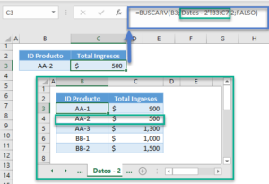 BUSCARV Entre Hojas o Libros de Cálculo Excel y Google Sheets