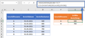 MAX WENN Maximalwert Mit Bedingung Excel Google Sheets Automate