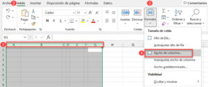 Redimensionar Varias O Todas Las Filas Columnas A La Vez En Excel Y