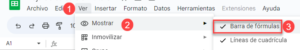C Mo Mostrar La Barra De F Rmulas En Excel Y Google Sheets Automate Excel