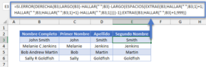 Separar Nombres Y Apellidos Excel Y Google Sheets Automate Excel