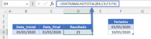 N Mero De Dias Entre Datas No Excel E No Google Planilhas