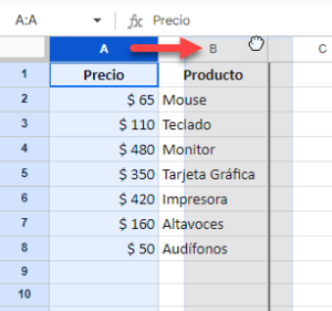 C Mo Intercambiar Mover Columnas En Excel Y Google Sheets Automate Excel