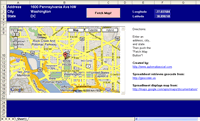google maps and excel