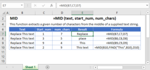 MID Function Examples - Excel, VBA, & Google Sheets - Automate Excel