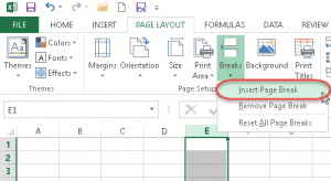 Working with Page Breaks in Excel &amp; VBA