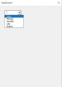 Vba Combobox Automate Excel