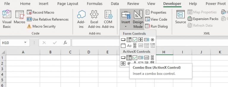 Vba excel очистить combobox