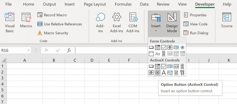 Option Button Excel VBA - Automate Excel