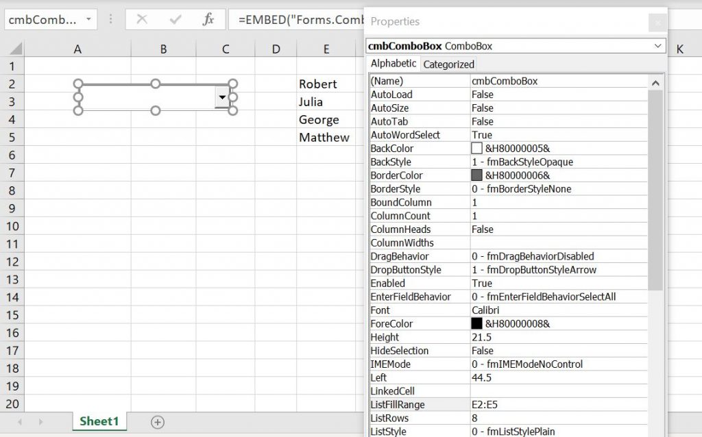 Vba Combobox Automate Excel 3840