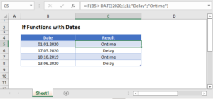 If Functions With Dates - Excel & Google Sheets - Automate Excel