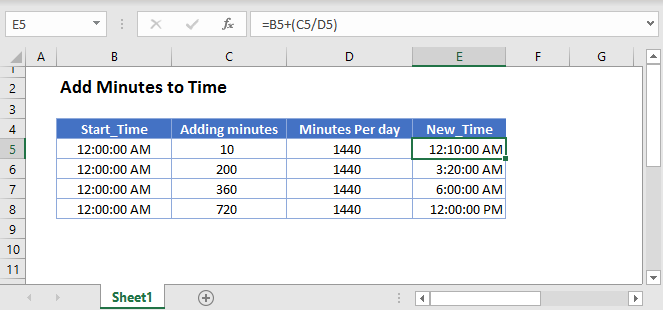 Add Minutes To Time Excel Google Sheets Automate Excel