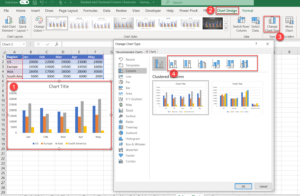 Create Column Charts in Excel - Clustered - Stacked - Free Template