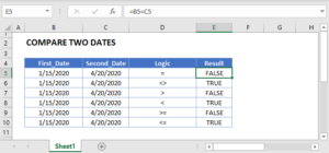 Compare Two Dates in Excel & Google Sheets - Automate Excel