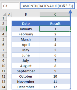 Convert Month Name to Number - Excel & Google Sheets - Automate Excel