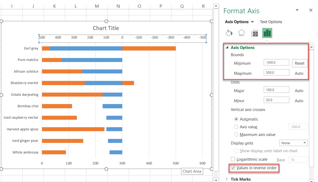 Tornado Chart Excel Template - Free Download - How to Create - Automate ...