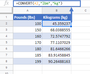kgs to pounds calculator