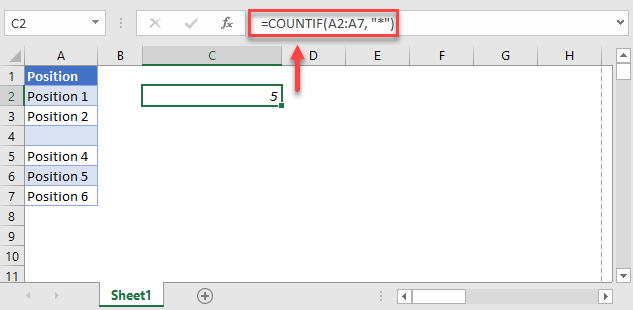 Count Cells That Are Not Blank Excel Formula Exceljet Riset