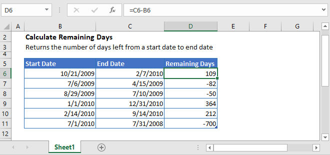 What Is The Formula To Calculate Number Of Days In Excel Tutorial Pics