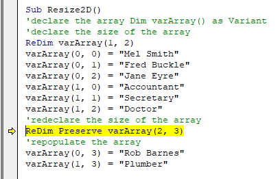 VBA Multi-Dimensional Array (2D Arrays) - Automate Excel