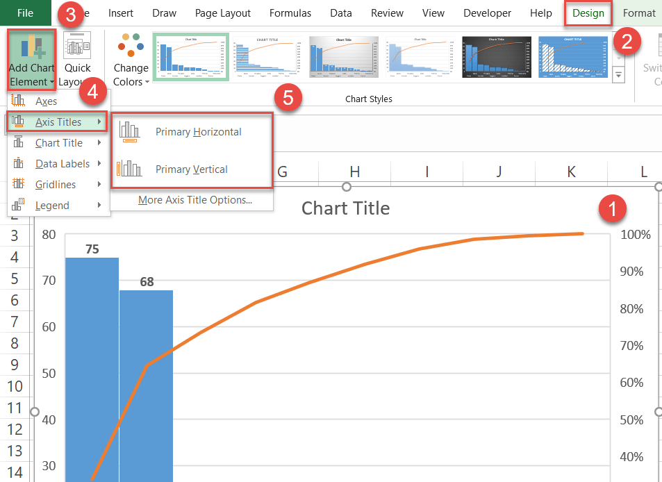 how to use pareto chart in excel 2013