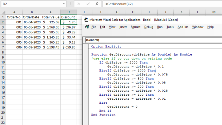 VBA Multiple Nested If Statements Automate Excel