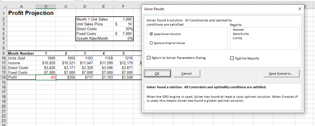 VBA Solver - Automate Excel