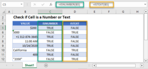 Check if Cell is a Number or Text – Excel & Google Sheets - Automate Excel