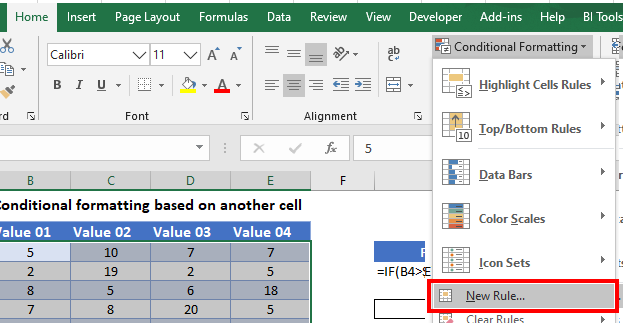 How To Use Conditional Formatting In Excel To Highlight Cells Based On 