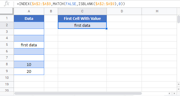 Find First Cell With Value Excel Printable Templates Free