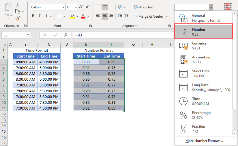 excel template to calculate hours worked by time