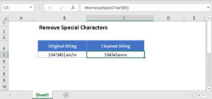 Remove Special Characters in Excel & Google Sheets - Automate Excel