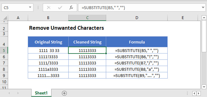 How To Remove Characters In Excel Let Me Quickly Explain How This 0366