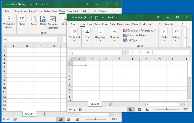 How to Open Excel Files in New Windows - Automate Excel