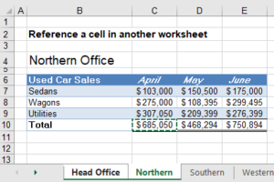 Excel Reference Cell in Another Sheet or Workbook - Excel and Google ...