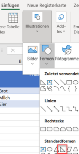 Excel-geteilte-Zelle-einfügen-Form - Automate Excel