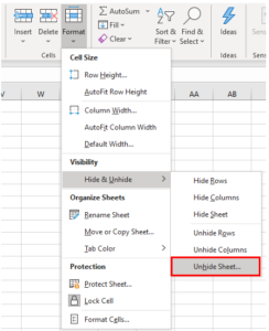 how to hide unhide worksheets excel google sheets automate excel