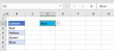 Add a Drop Down List with Color Formatting in Excel & Google Sheets -  Automate Excel