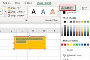 how to add text box in google sheets