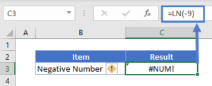 Excel LN Function - Calculate Natural Logarithm (Log)