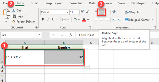 Cell Alignment In Excel 