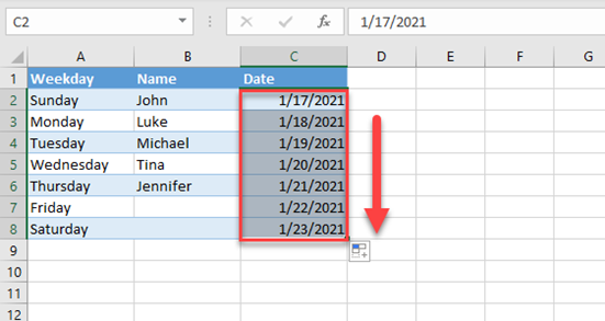 How To Autofill Dates Or Months In Excel Google Sheets Automate Excel 