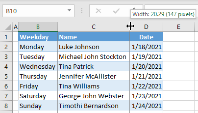 expand excel cells to fit text