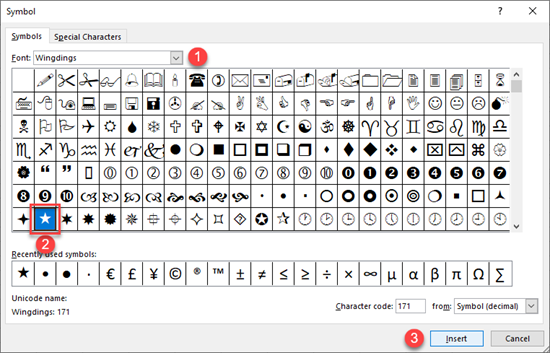 How To Type A Star Symbol In Excel Google Sheets Automate Excel