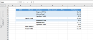 Expand / Collapse Rows or Columns in Excel & Google Sheets - Automate Excel