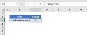 Sheet Function – Get Sheet Index Of A Sheet (excel, Google Sheets 