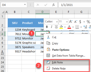 Insert a Comment or Note to a Cell in Excel & Google Sheets - Automate ...