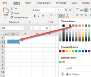 Change the Cell Background Color in Excel & Google Sheets - Automate Excel