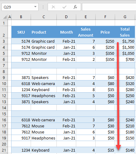 How to Sort and Ignore Blanks in Excel & Google Sheets - Automate Excel