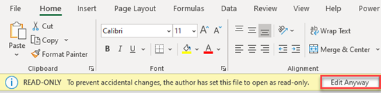 How To Change A Read Only File In Excel Google Sheets Automate Excel